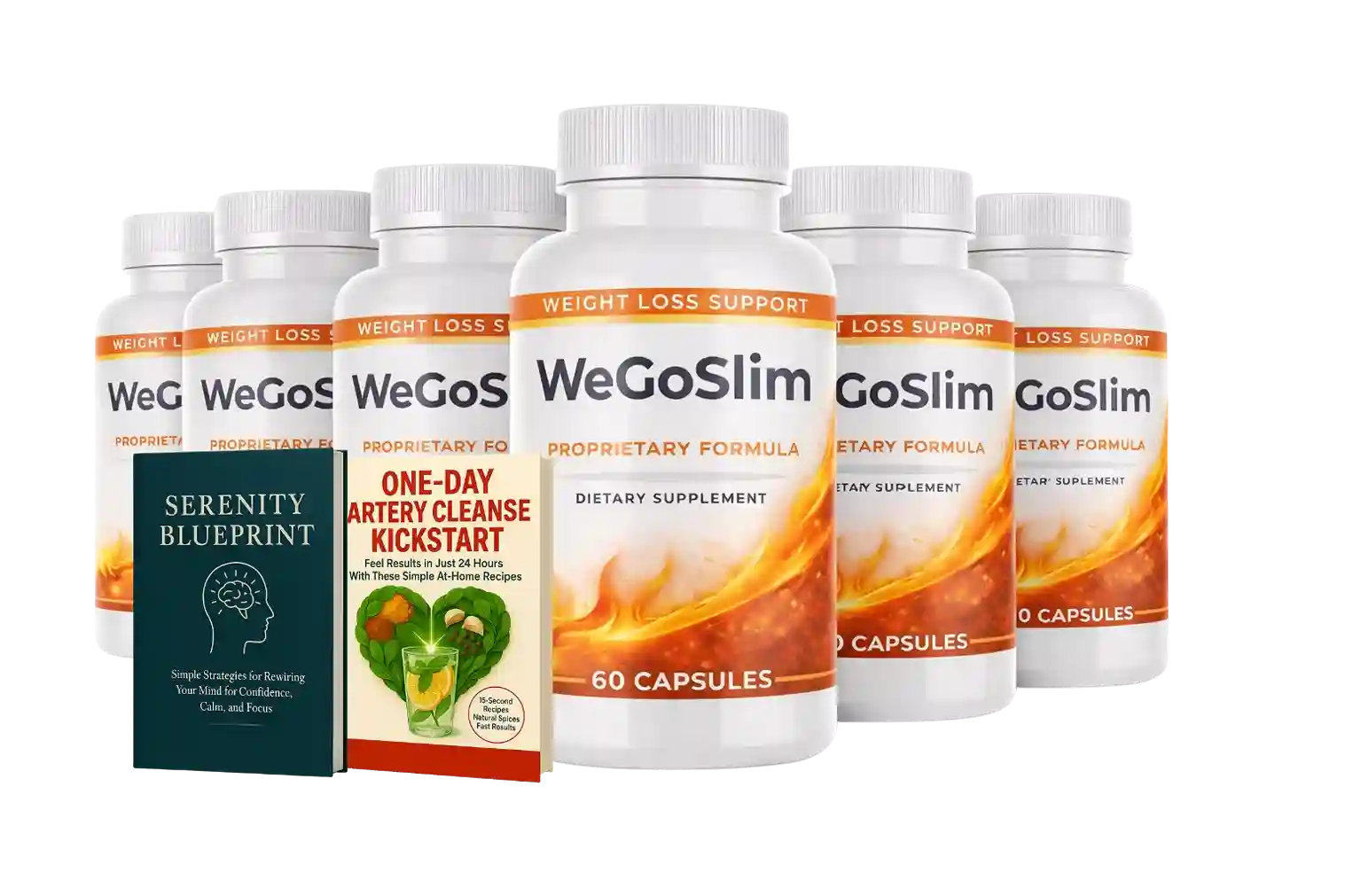WeGoSlim 6-Bottle Bundle with Bonus Books — Official 2026